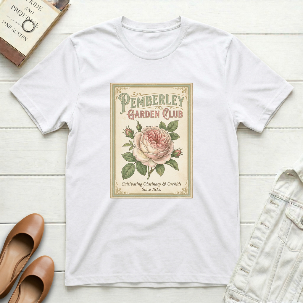 Pemberley Garden Club T‑Shirt