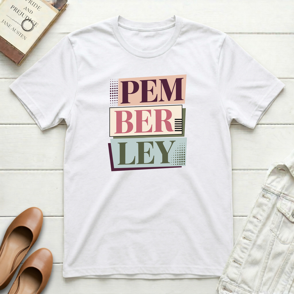 Retro Pemberley Stack T-Shirt