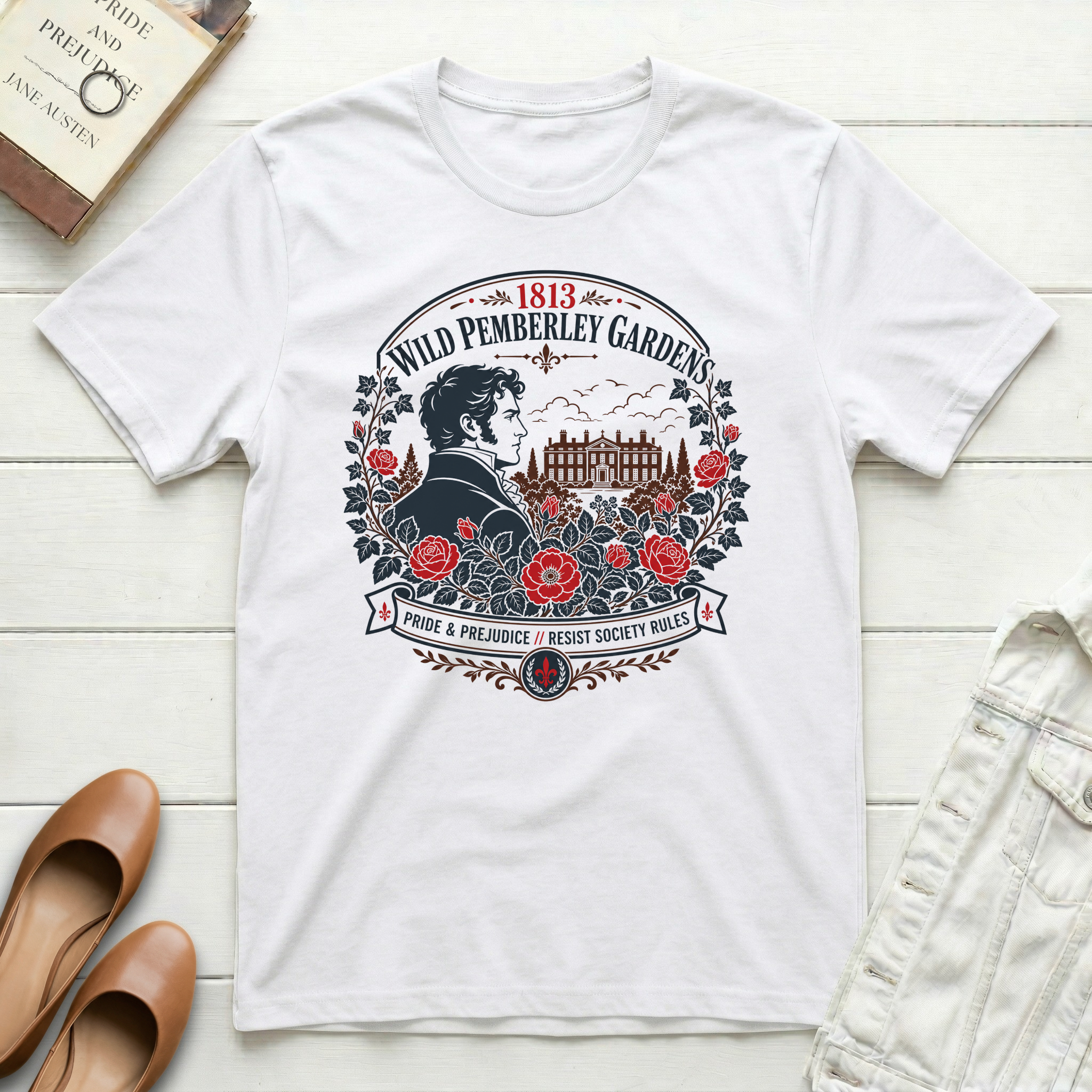 Wild Pemberley & Darcy T-Shirt