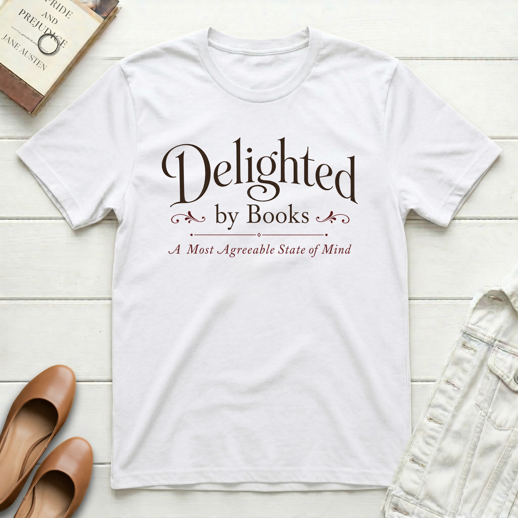 Delighted by Books T-Shirt