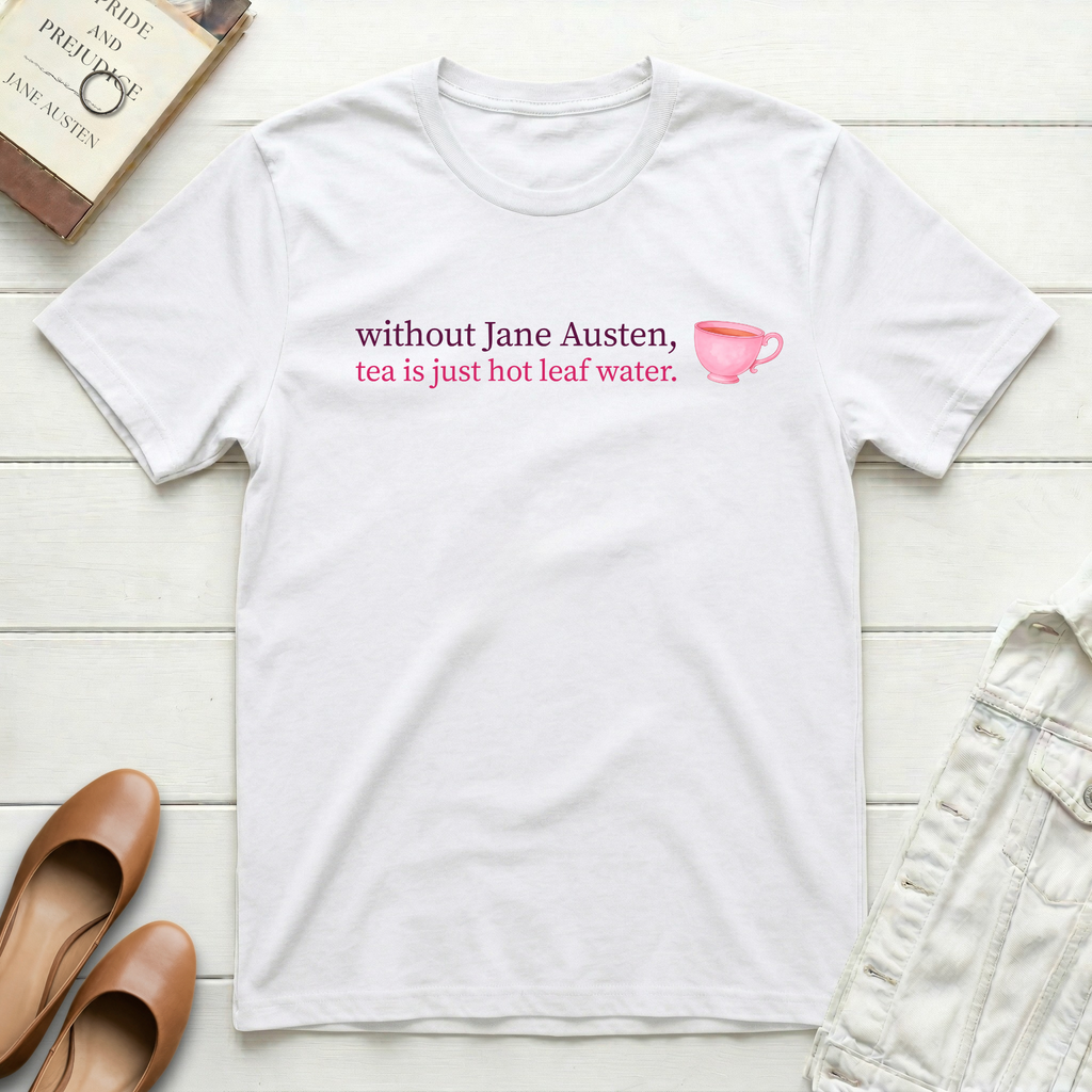 Without Jane, Tea's Leaf Water T-Shirt