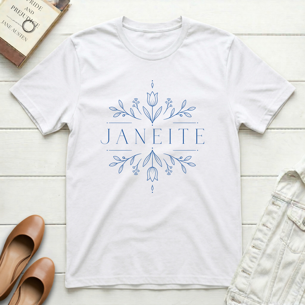 Janeite with Tulips T-Shirt