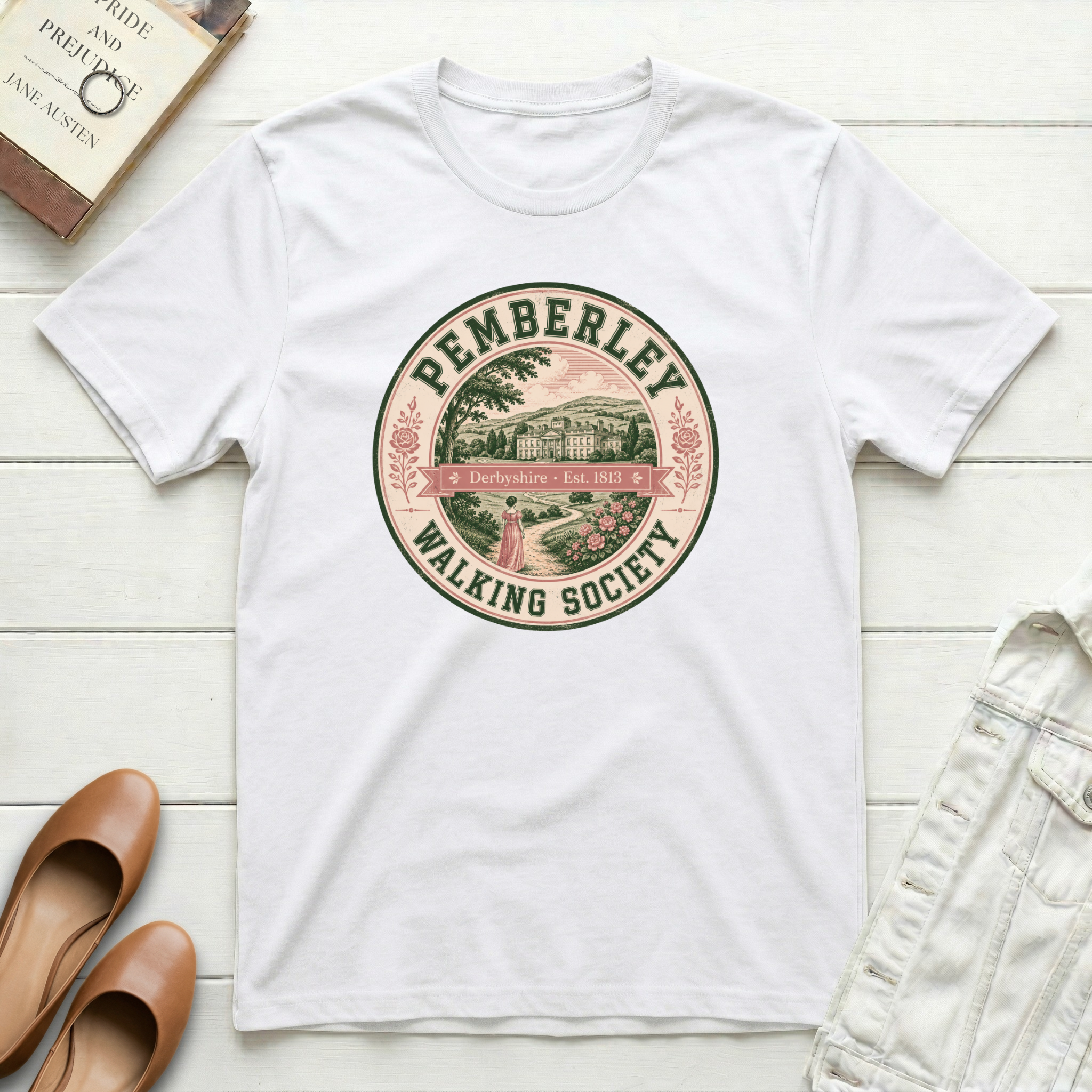 Pemberley Walking Society T-Shirt