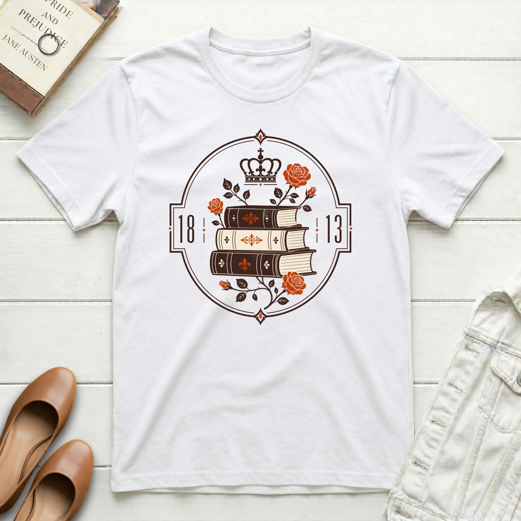 Literary Book Stack T-Shirt