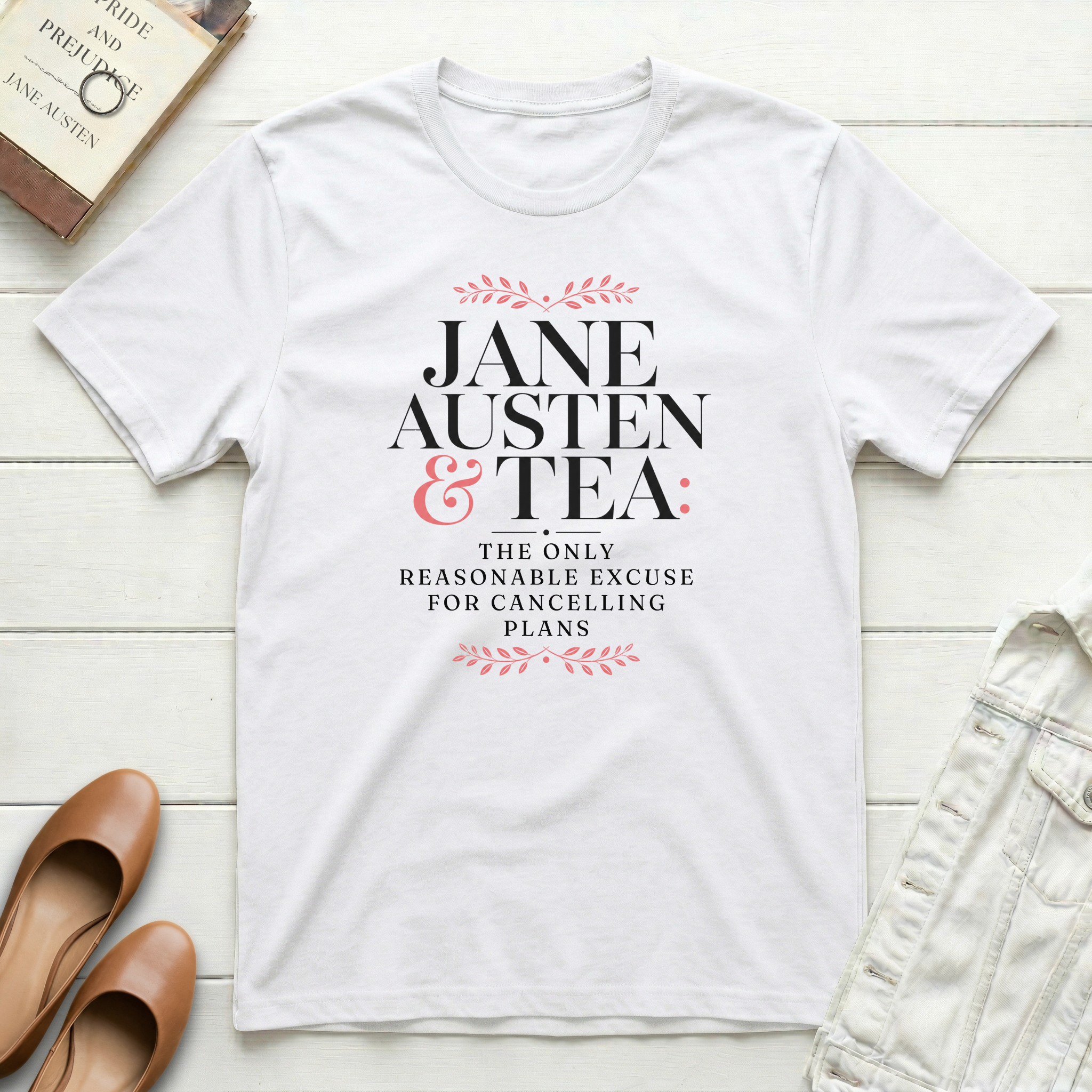 Jane Austen & Tea T-Shirt