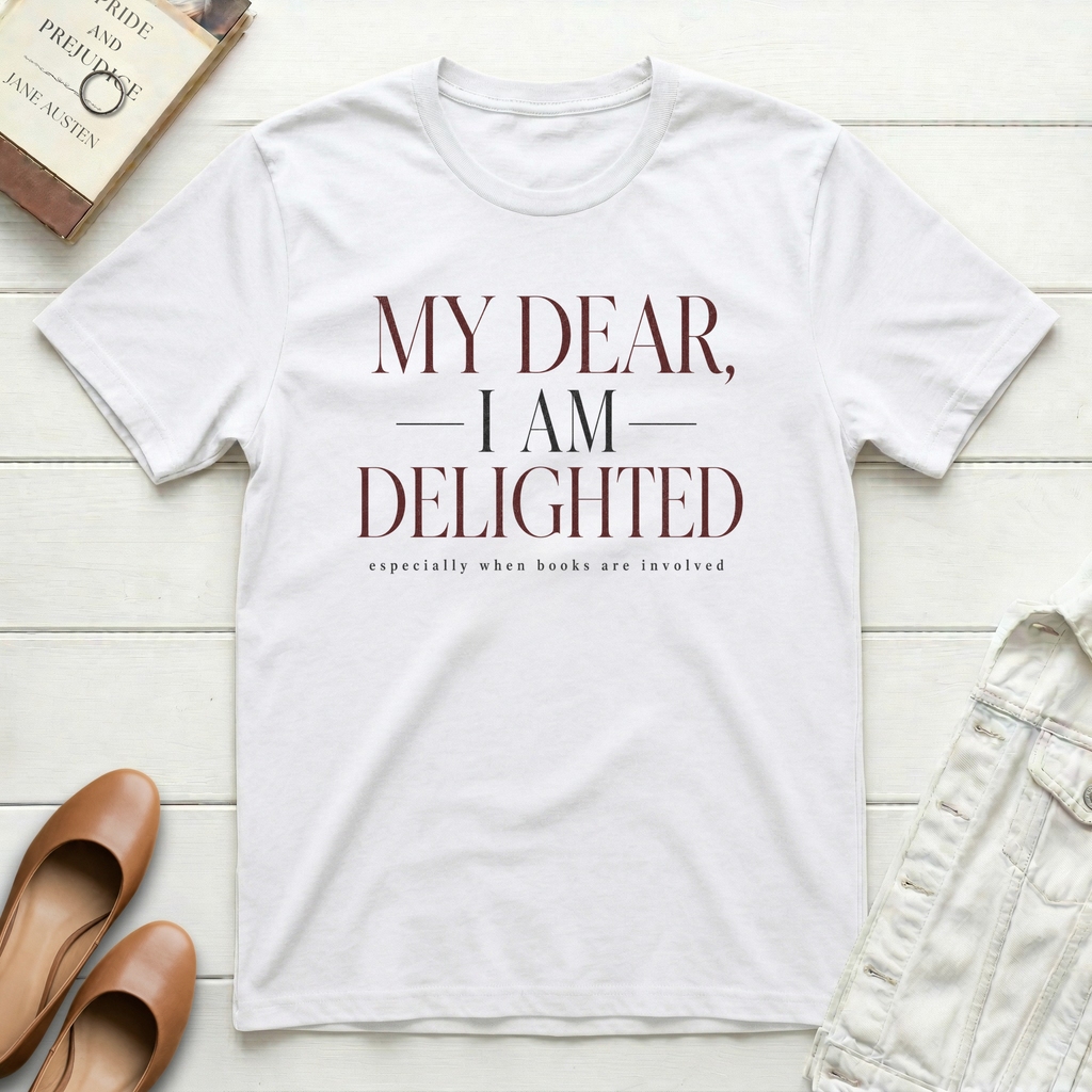 Delighted by BooksT-Shirt