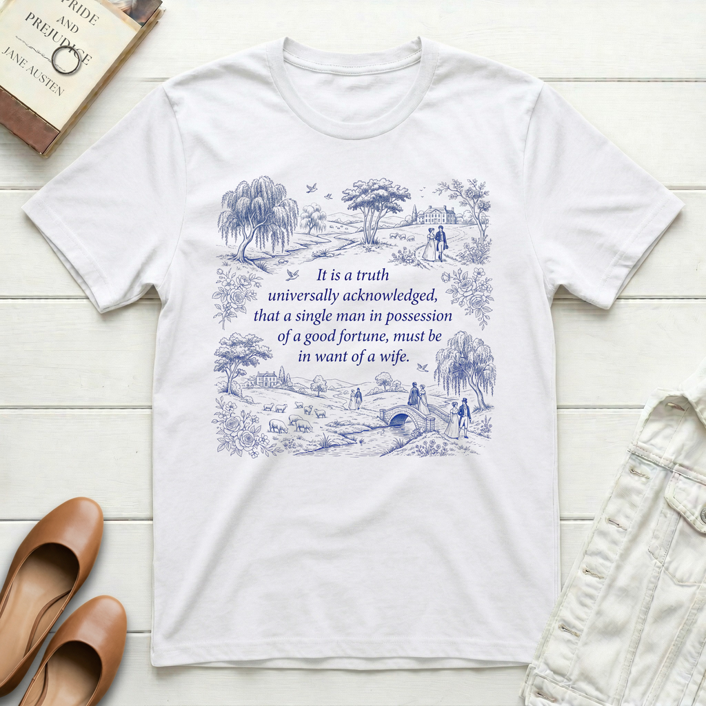 It's a Truth Universally Acknowledged Toile T-Shirt